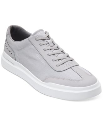 【Cole Haan】Men's GrandPro Rally Canvas T-Toe Sneakers Men's GrandPrø Rally Canvas T-Toe Sneakers in White | Cole Haan