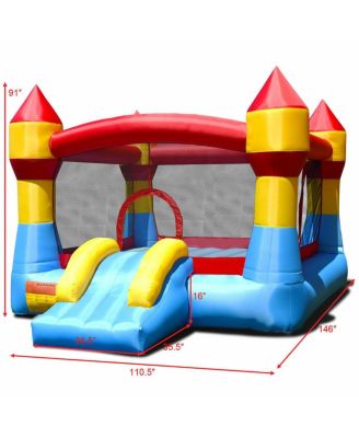 Kid Inflatable Bounce House Castle Moonwalk Playhouse Jumper Slide