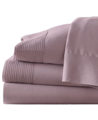 Classy Pleated 21" Extra Deep Pocket Sheet Set, Queen