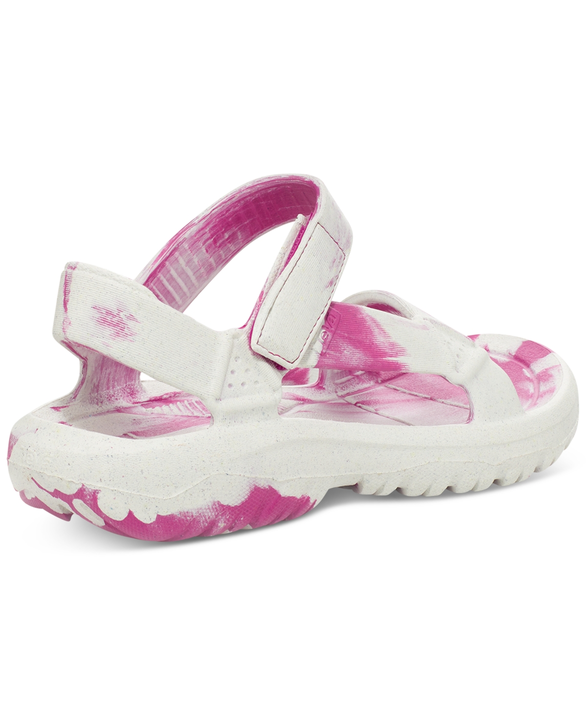 Shop Teva Women's Hurricane Drift Huemix Platform Sandals In Peach Bloom Swirl