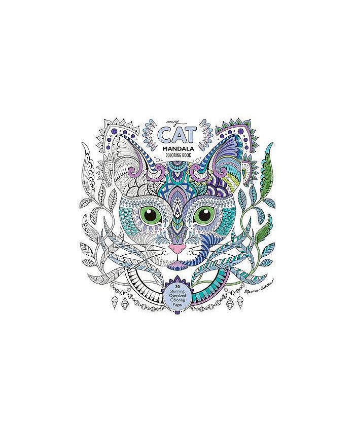 Barnes & Noble My Cat Mandala Coloring Book: 30 Stunning, Oversized