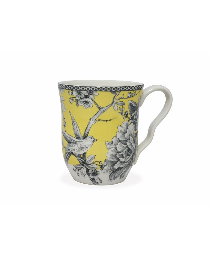 222 Fifth Adelaide Yellow 16Pc. Dinnerware Set, Service for 4 Macy's