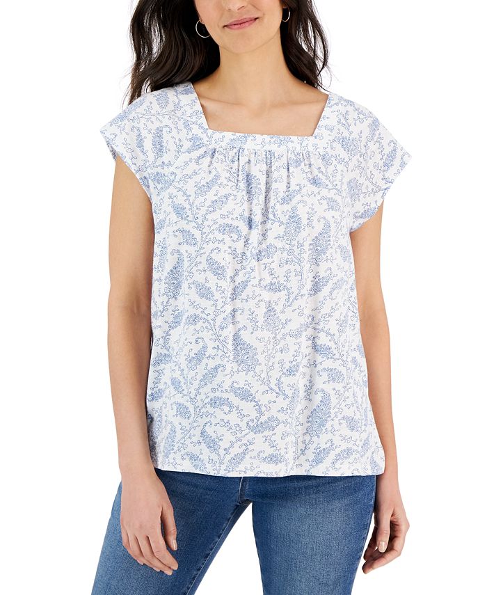 Macys flutter 2025 sleeve top