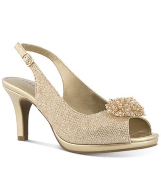 Karen Scott Breena Slingback Peep-Toe Pumps, Created For Macy's - Macy's