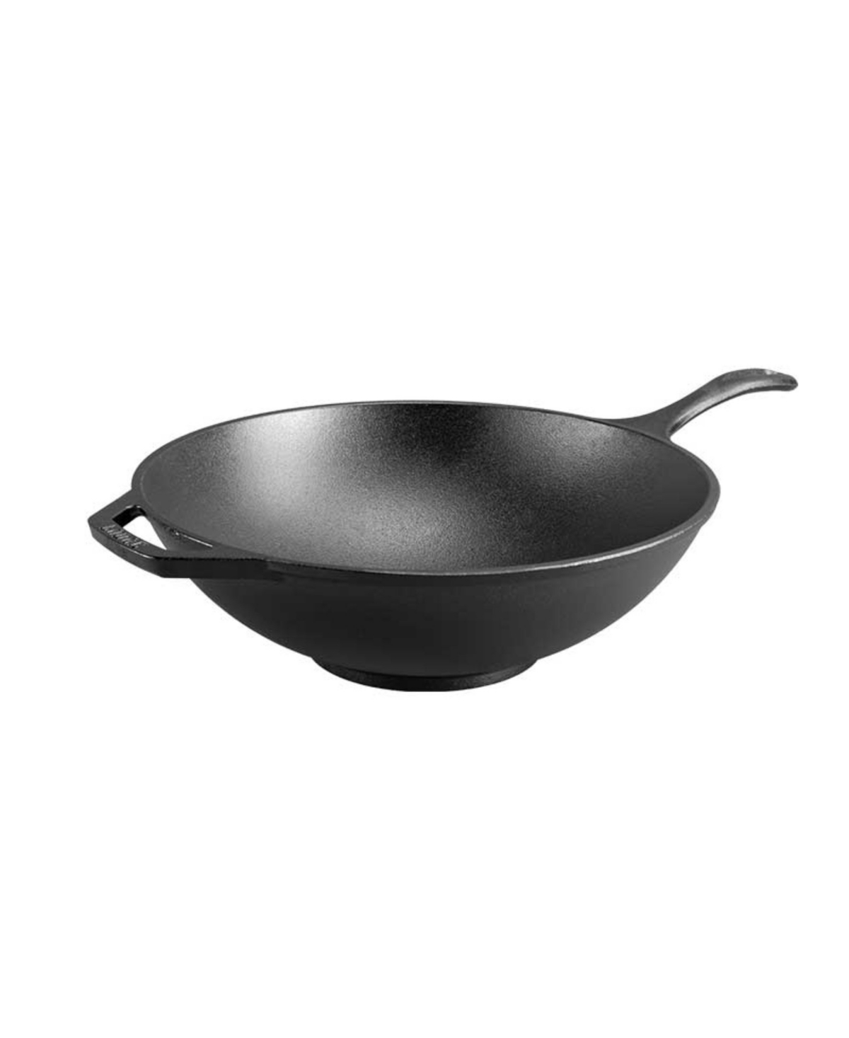 Lodge Cast Iron Chef Collection 12" Chef Style Wok Cookware In Black
