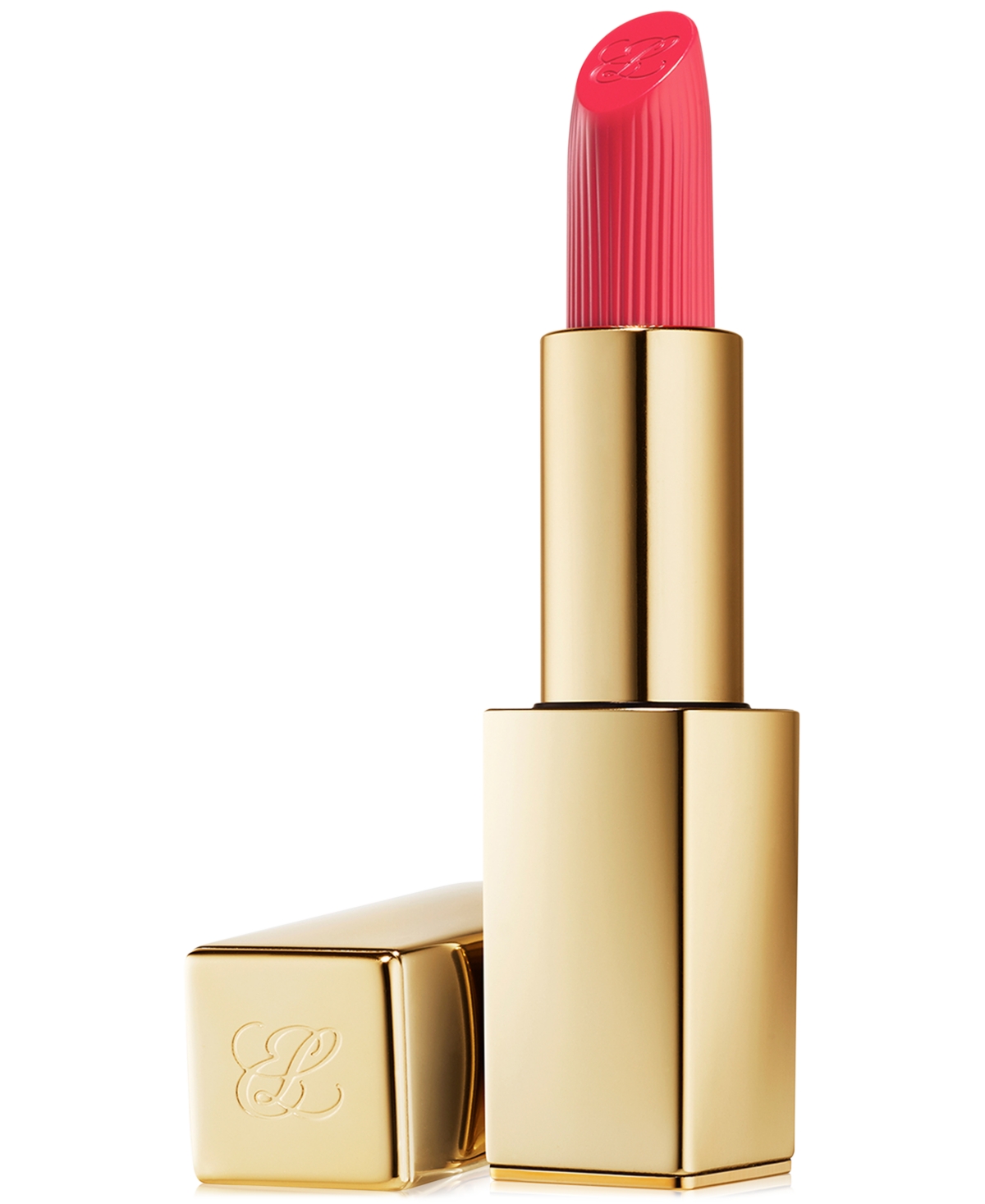 Estée Lauder Pure Color Lipstick, Creme In Defiant Coral