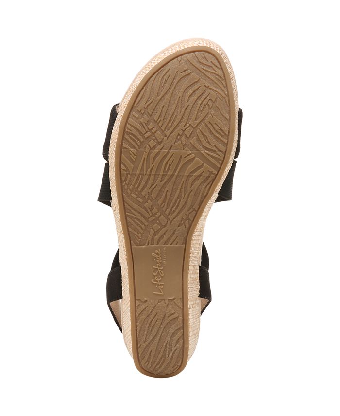 LifeStride Delta-2 Wedge Sandals - Macy's