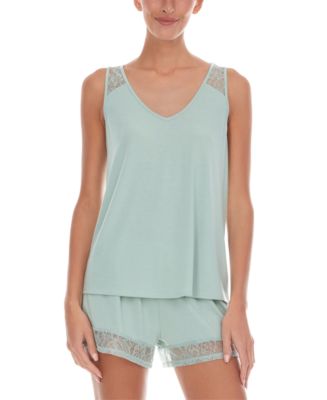 Flora by Flora Nikrooz Frances Knit Cami Tap Pajama Set - Macy's