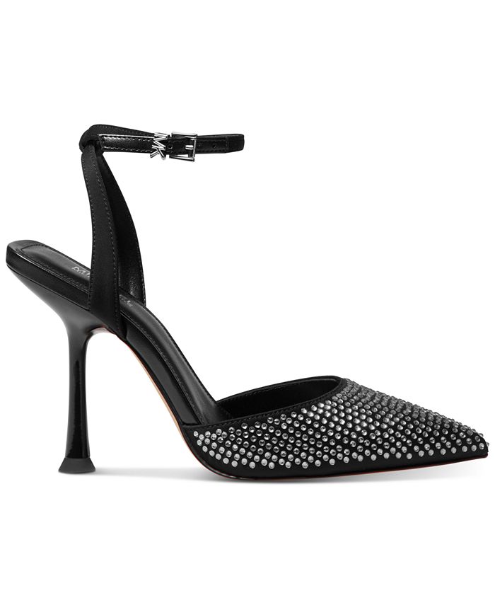 Michael Kors Women's Imani Ankle-Strap Pointed-Toe Pumps - Macy's