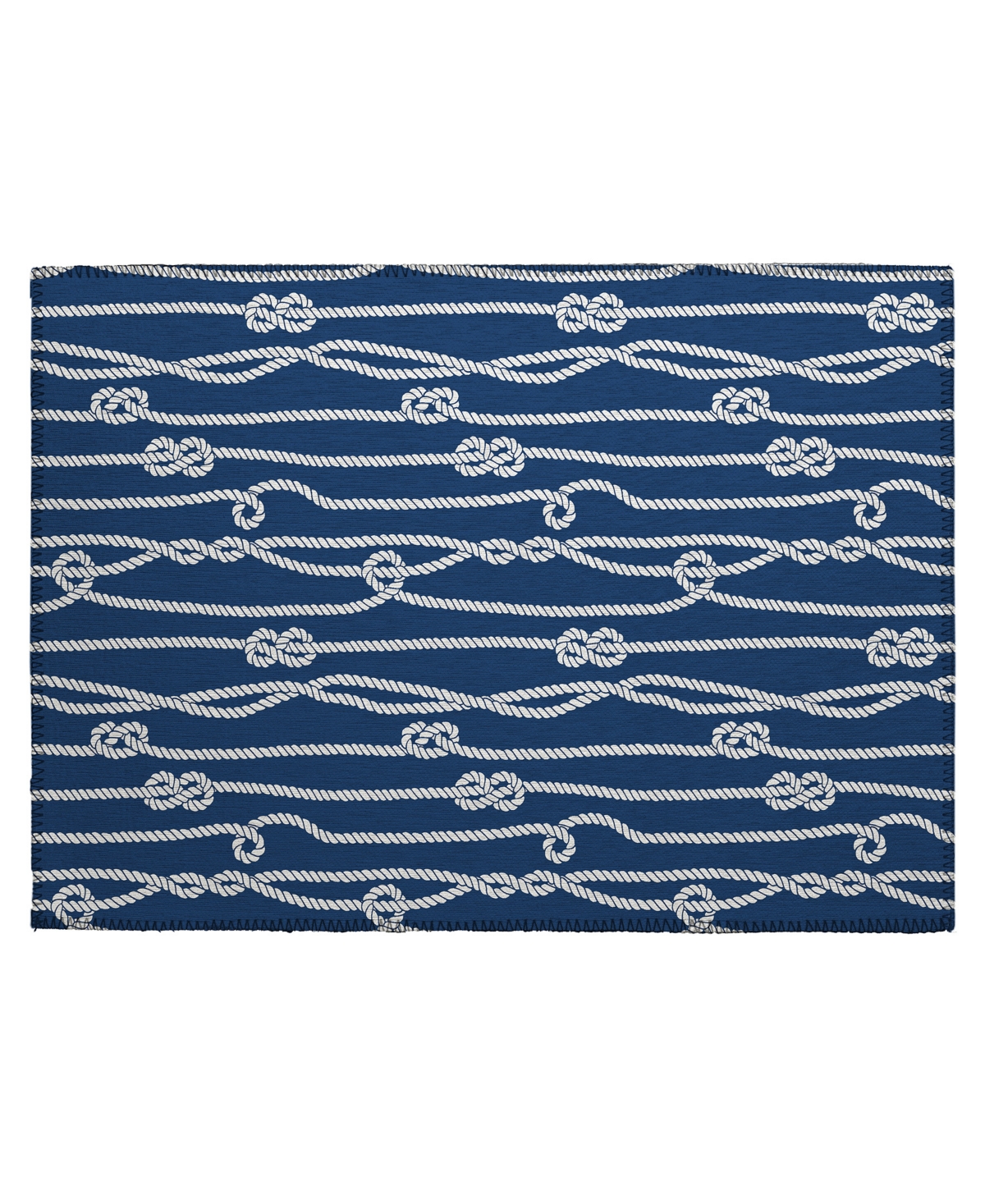 D Style Harbor Ha7 1'8" X 2'6" Area Rug In Navy