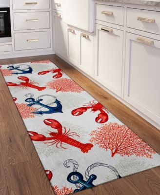 Harbor Washable HA4 2'3" x 7'6" Runner Area Rug