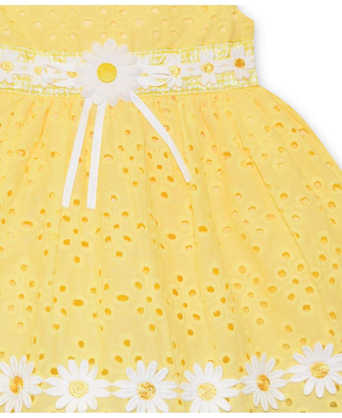 Robe Fille Blueberi Boulevard 3T Bleu Chambray - Détail Dentelle, Occasion Très Bon état
