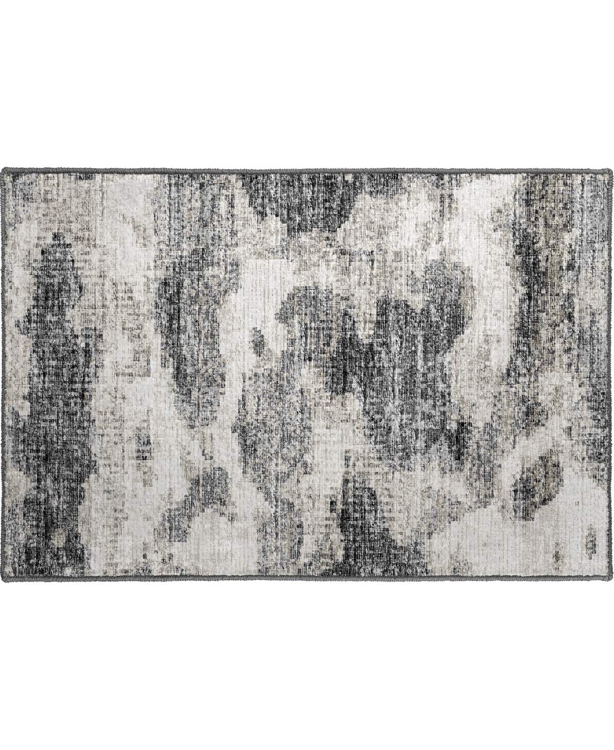 D Style Sandhurst Sdh6 1'8" X 2'6" Area Rug In Black