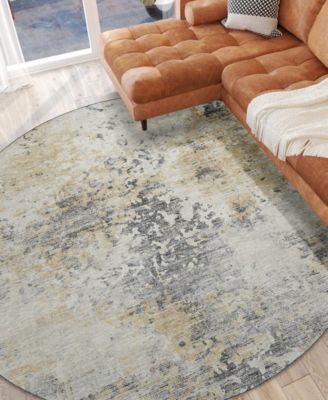 Camberly Washable CM5 8' x 8' Round Area Rug