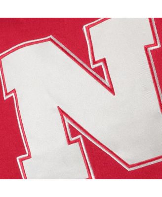Big Boys Scarlet Nebraska Huskers Big Logo Pullover Hoodie