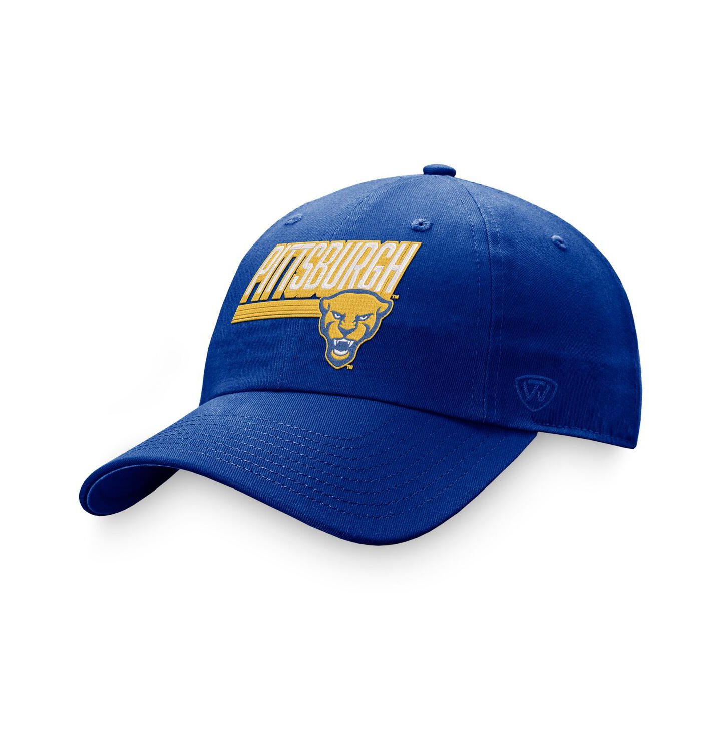 Мужская кепка Top of the World Royal Pitt Panthers Slice Adjustable Hat — фото 1