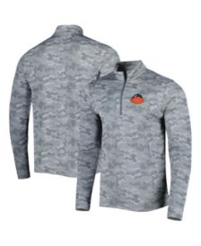 Men's St. Louis Blues Antigua Navy Carry Tri-Blend Button-Down Long Sleeve  Shirt