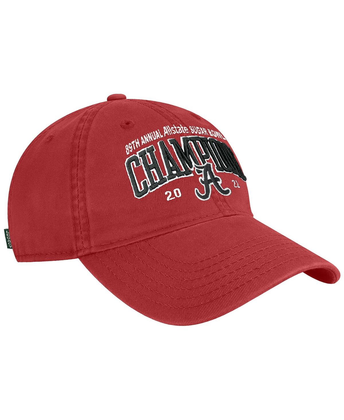 LEGACY ATHLETIC MEN'S LEGACY ATHLETIC CRIMSON ALABAMA CRIMSON TIDE 2022 SUGAR BOWL CHAMPIONS ADJUSTABLE HAT 