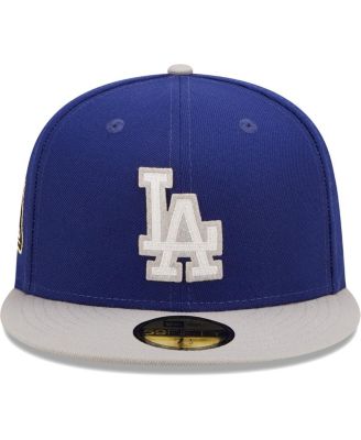 Men's Royal, Gray Los Angeles Dodgers 2020 World Series Champions Letterman 59Fifty Fitted Hat