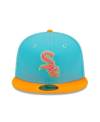 Men's Blue, Orange Chicago White Sox Vice Highlighter 59Fifty Fitted Hat