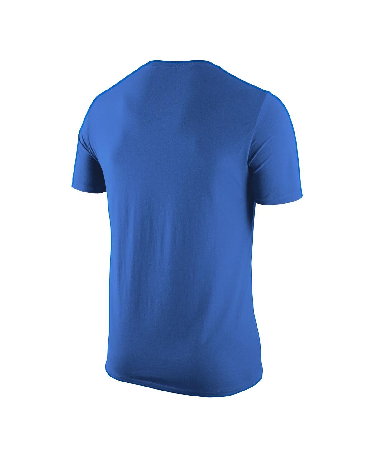 Shop Jordan Men's  Blue Ucla Bruins Basketball Logo T-shirt