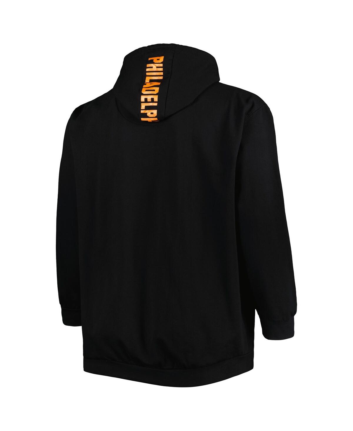 Men'sPhiladelphia Flyers Big and Tall Fleece Pullover Hoodie - Black