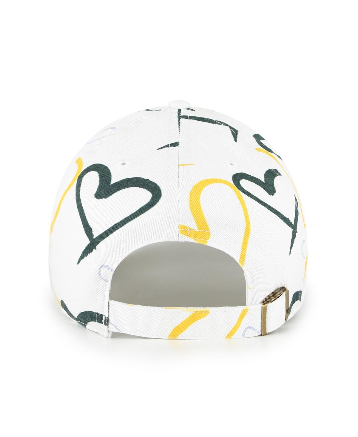 Big Girls '47 BrandOakland Athletics Adore Clean Up Adjustable Hat - White