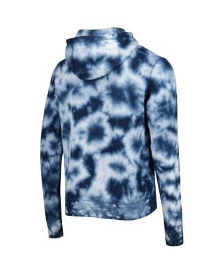 Men's College Navy Seattle Seahawks Team Tie-Dye Pullover Hoodie