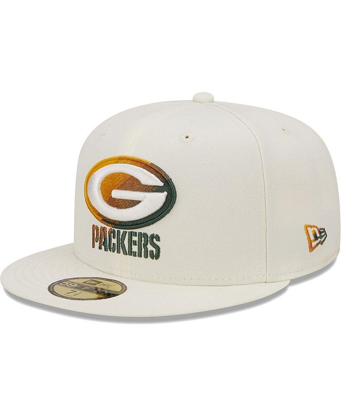 New Era Men's Cream Green Bay Packers Chrome Color Dim 59FIFTY Fitted Hat Macy's