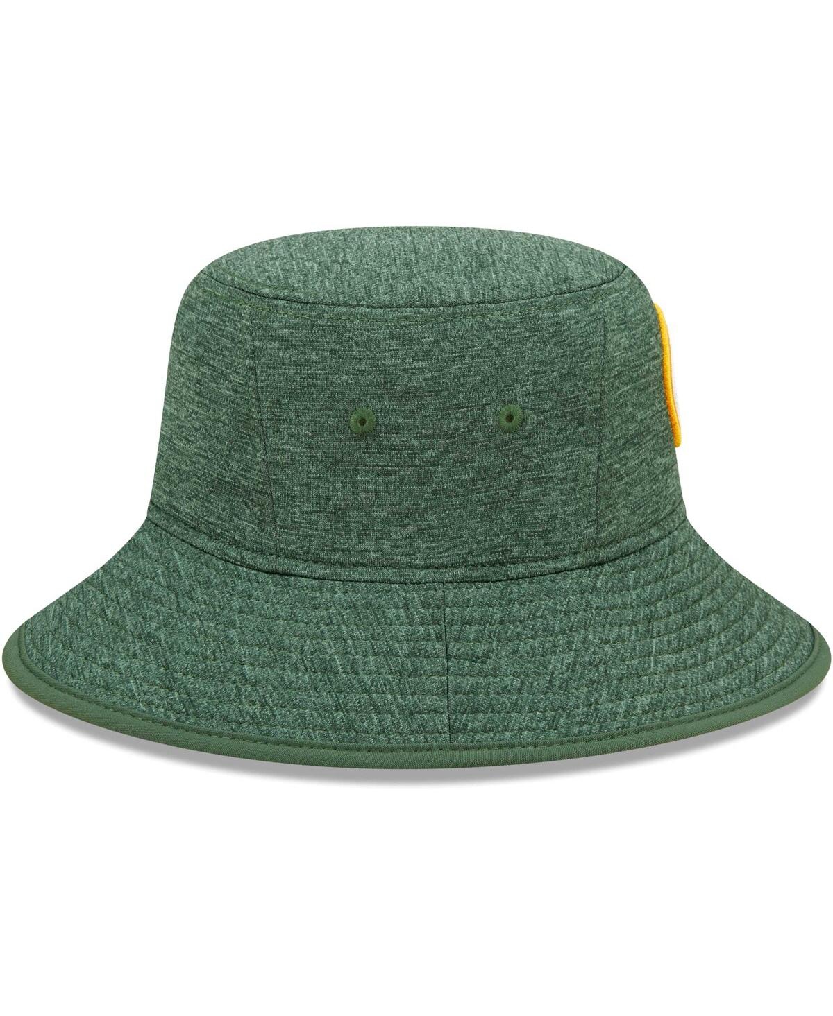 New Era Heather Green Green Bay Packers Bucket Hat In Heather Green