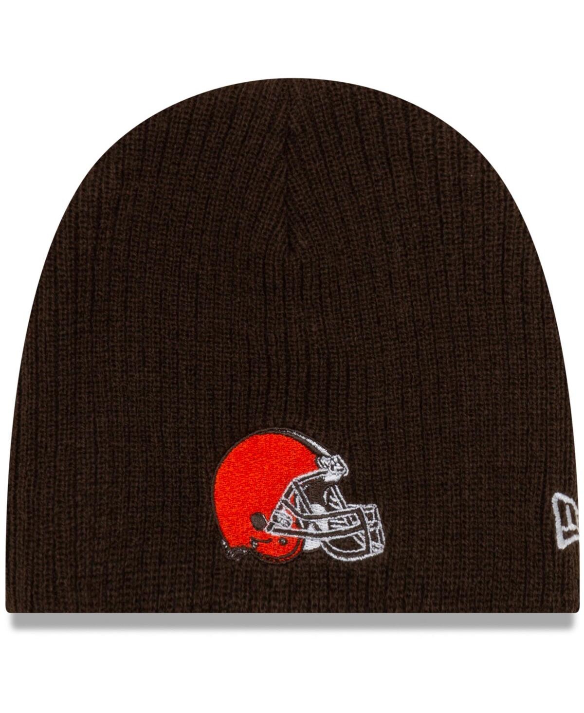 Shop New Era Infant Boys And Girls  Brown Cleveland Browns Mini Fan Beanie
