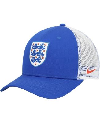 Nike Men's Blue, White England National Team Classic99 Trucker Snapback ...
