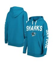Concepts Sport Women's San Jose Sharks Oatmeal Terry Crew Neck Sweatshirt, Small, Tan