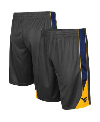 Men's Charcoal West Virginia Mountaineers Team Turnover Shorts