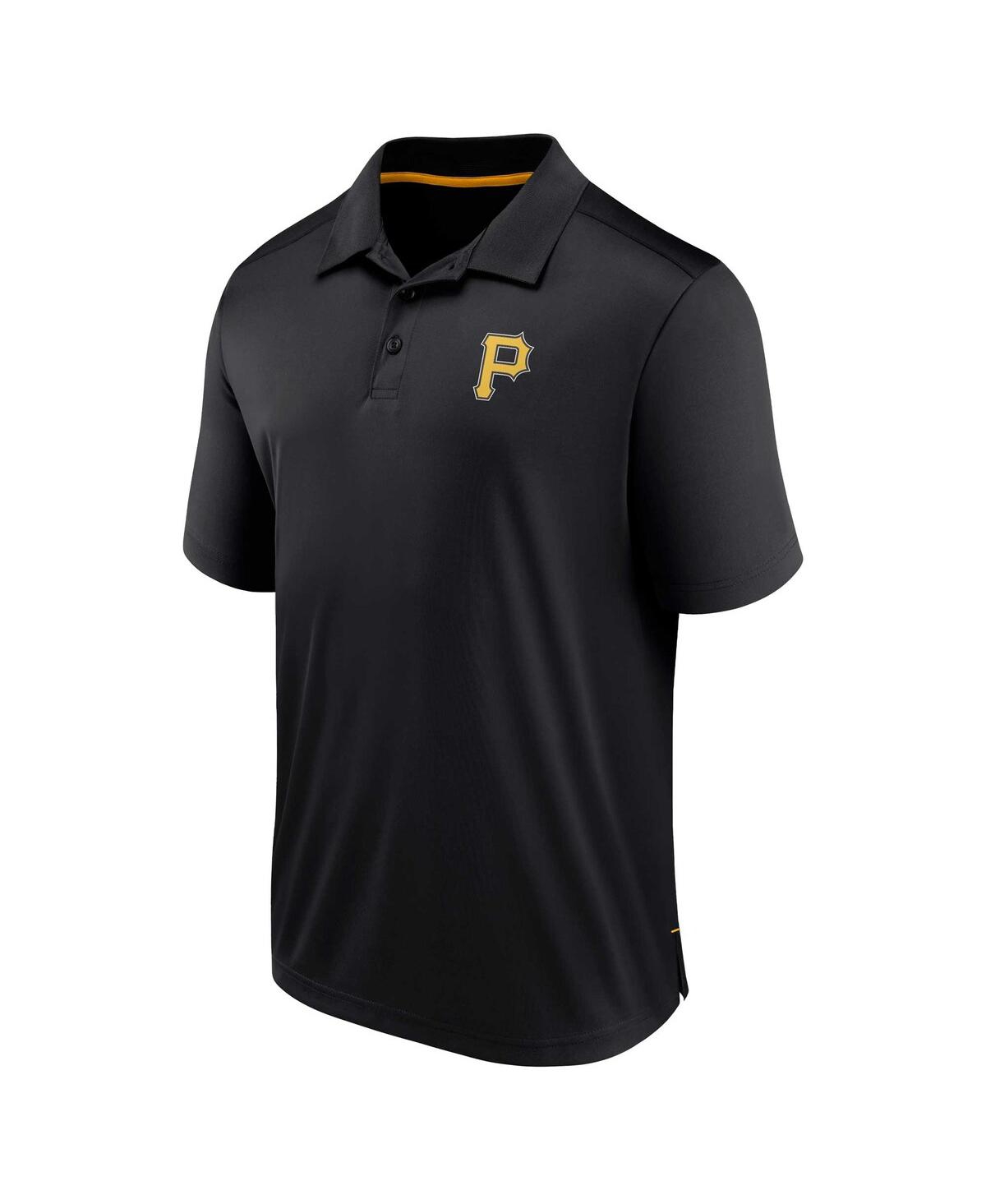 Shop Fanatics Men's  Black Pittsburgh Pirates Hands Down Polo Shirt
