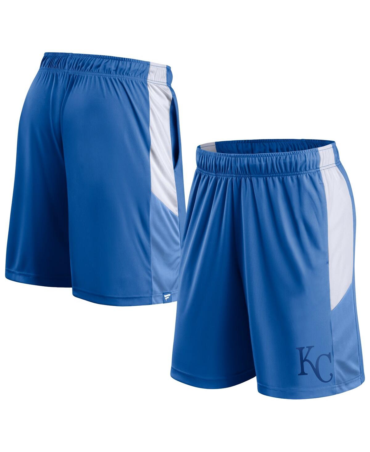 Men's FanaticsKansas City Royals Champion Rush Color Block Shorts - Royal