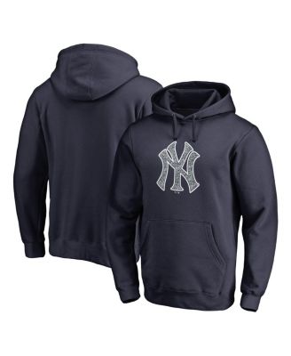 Men's Navy New York Yankees Static Logo Pullover Hoodie
