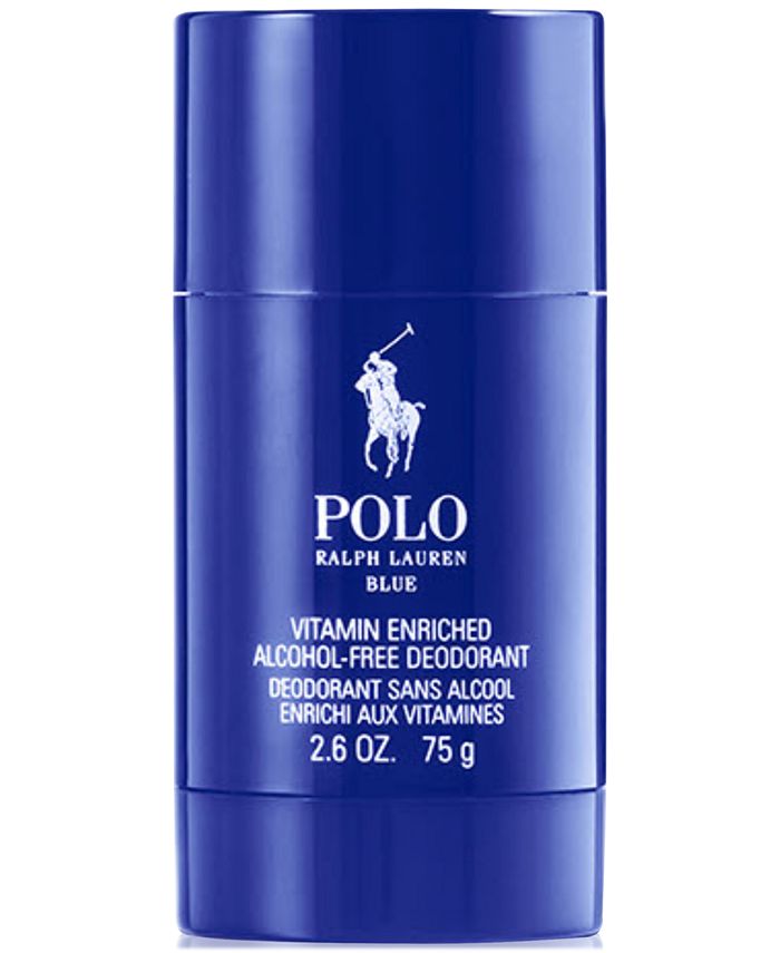 rijst Schuldig ventilator Ralph Lauren Polo Blue Deodorant Stick, 2.6 oz & Reviews - All Grooming -  Beauty - Macy's