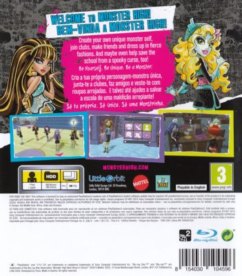 Monster High New Ghoul in School - PlayStation 3
