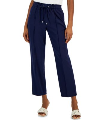Tahari ASL - Women's Pull-On Drawstring-Waist Pants