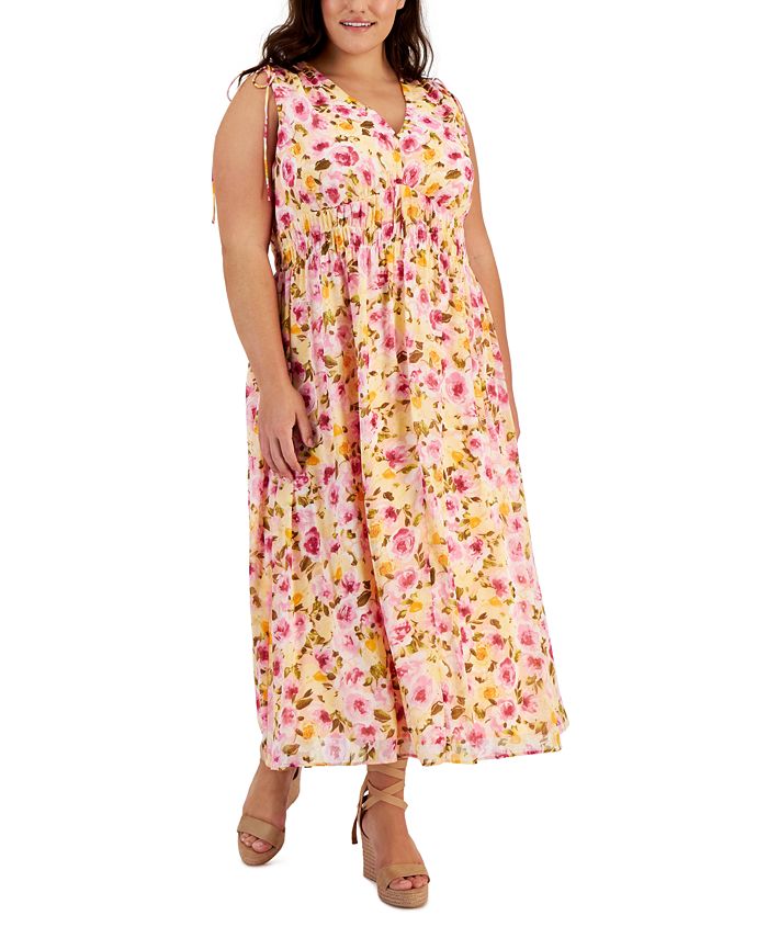I.N.C. International Concepts Plus Size Floral Print Sleeveless