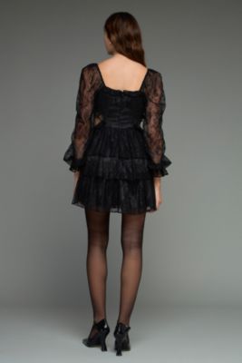 Women's Floral Corset Lace Mini Dress