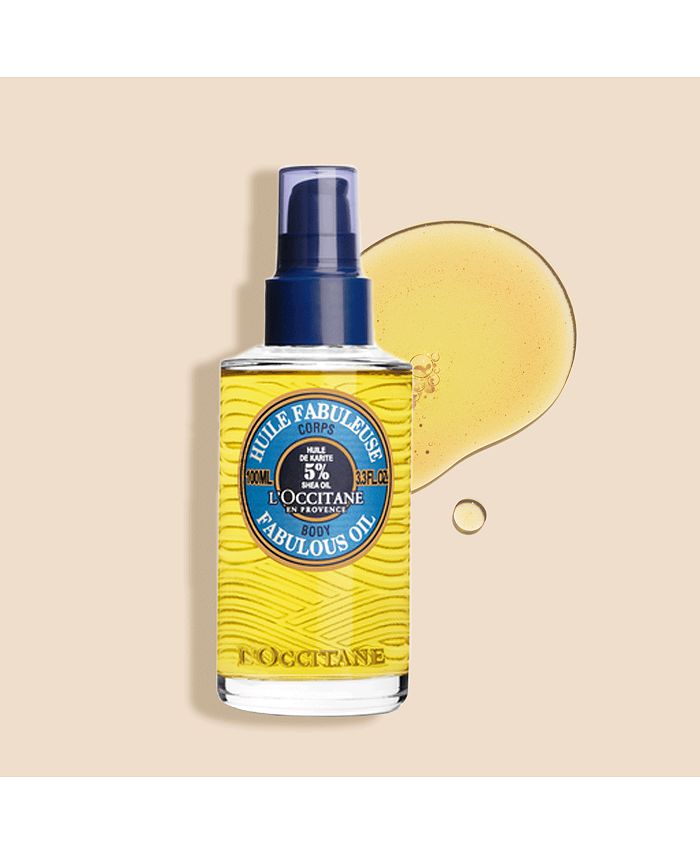 L'Occitane Shea Body Fabulous Oil with 5 Shea Oil, 3.3 fl. oz. Macy's