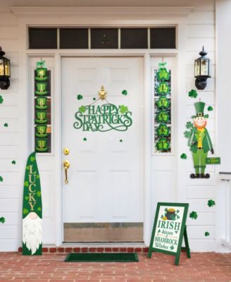 36" H St. Patrick's Metal Leprechaun Yard Stake or Standing Decor or Wall Decor