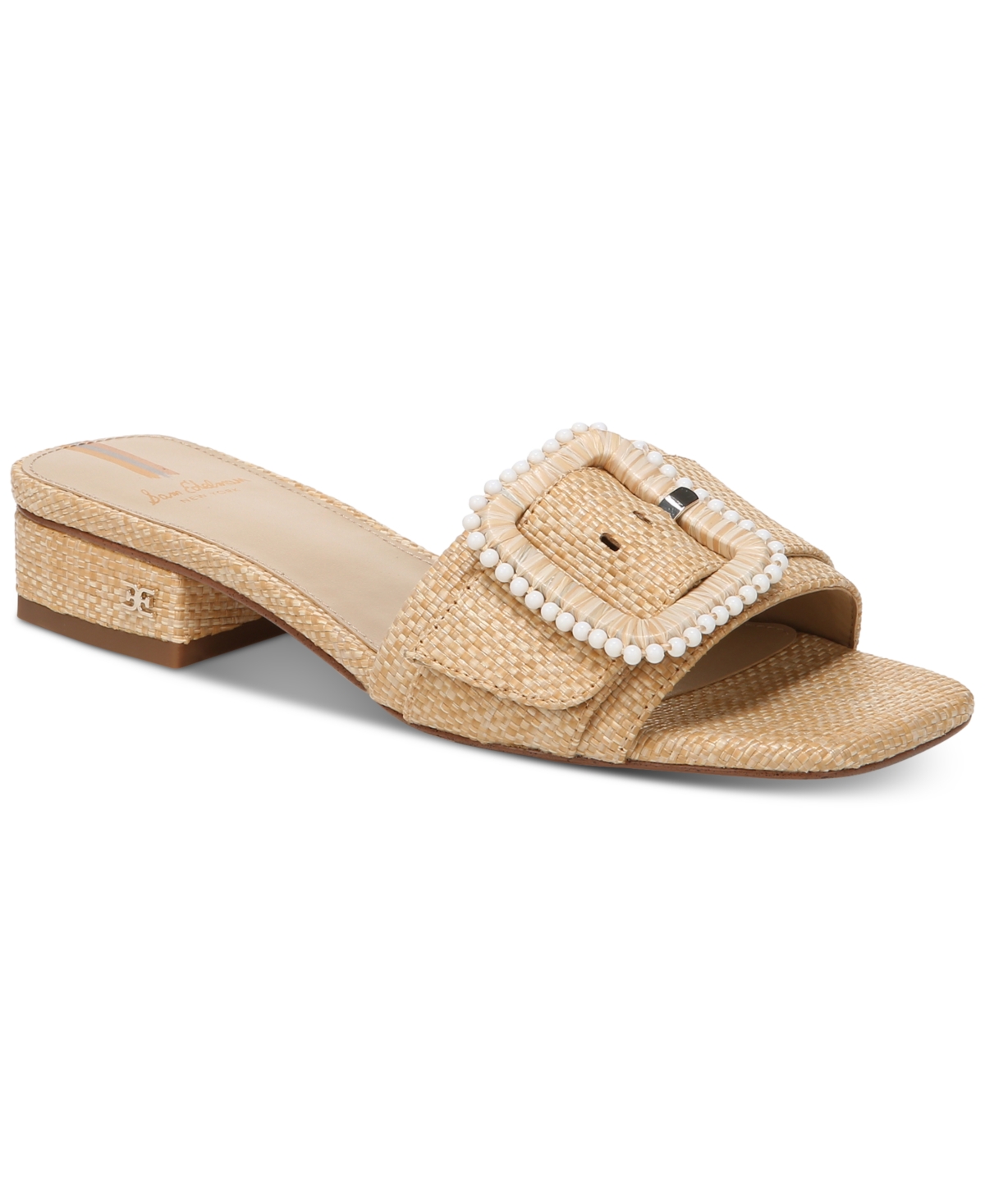 Sam Edelman Deacon Bead Sandals Bleached Beechwood In Bleached Beechwood
