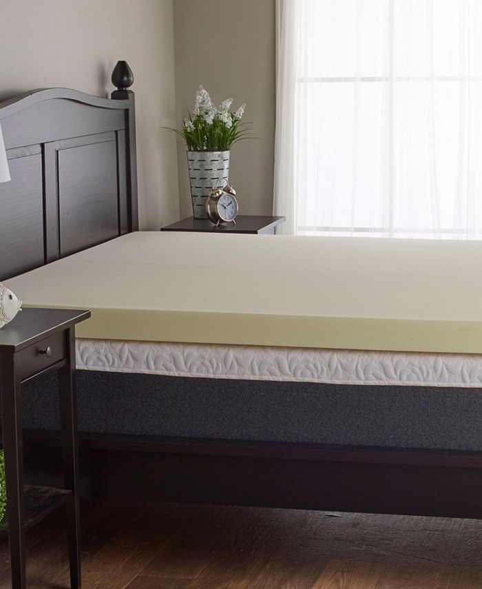 Isotonic 3" Memory Foam Mattress Topper, Twin Macy's
