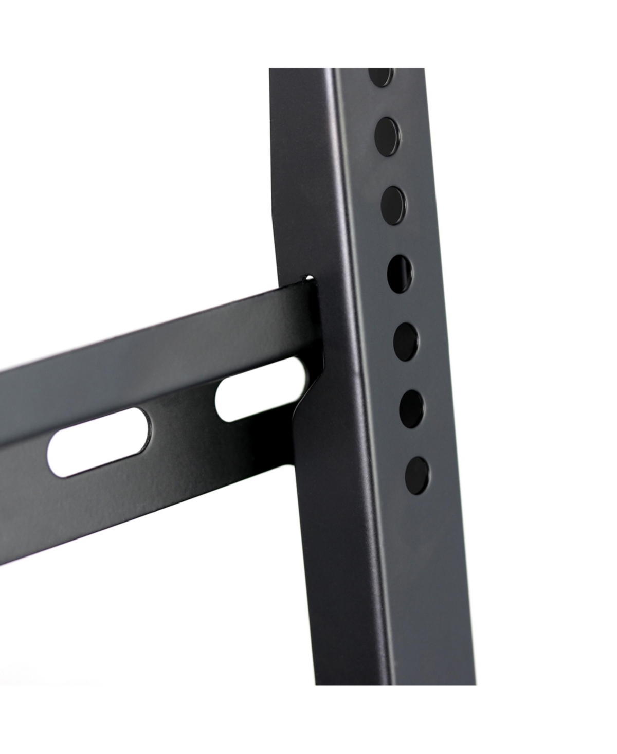 MegaMounts Heavy Duty MatteFinish Fixed Television Wall Mount for 26 - Plasma/Lcd/Led Televisions - Black