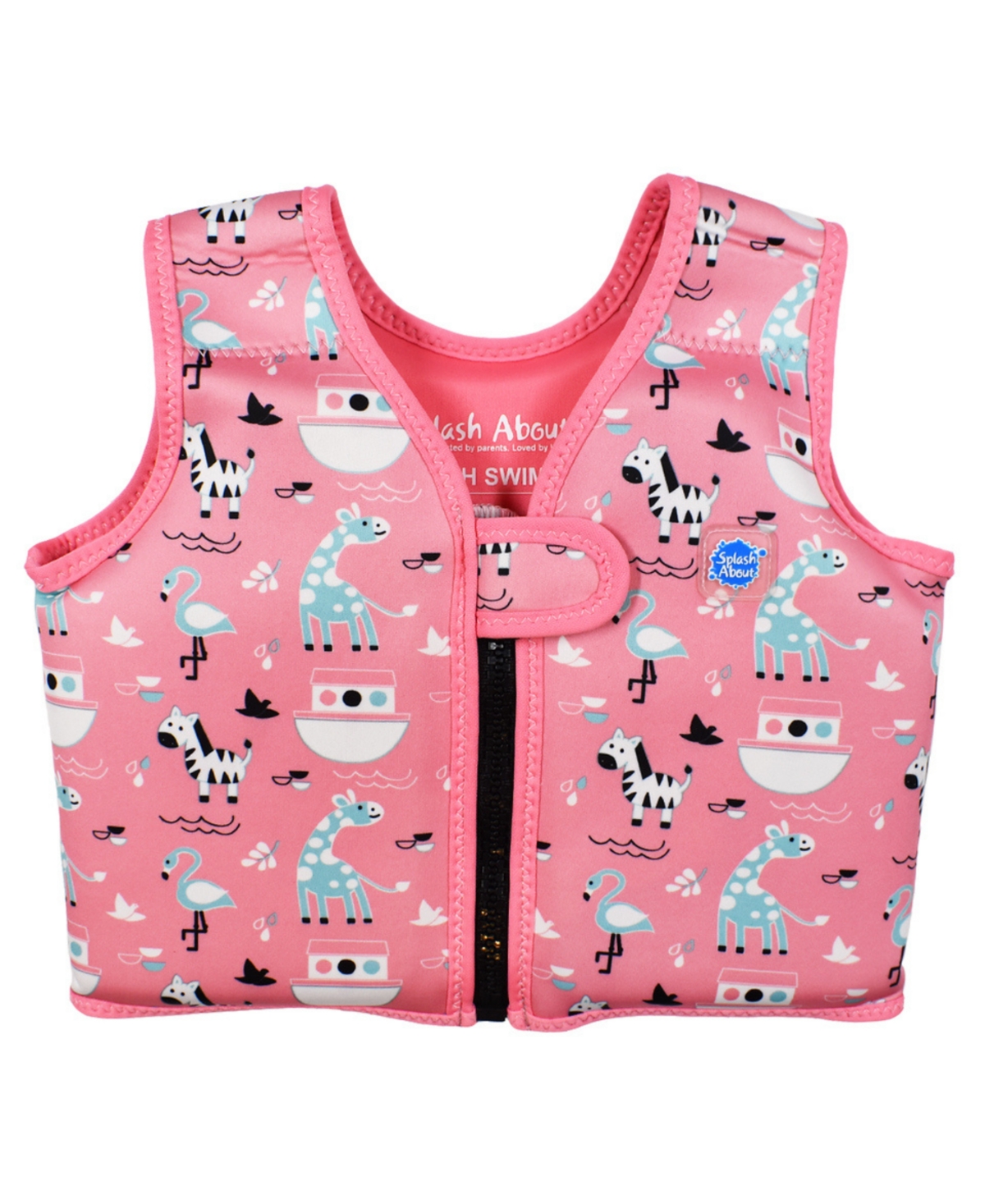 Splash About Toddler Girls Go Splash Swim Vest In Pink Ark