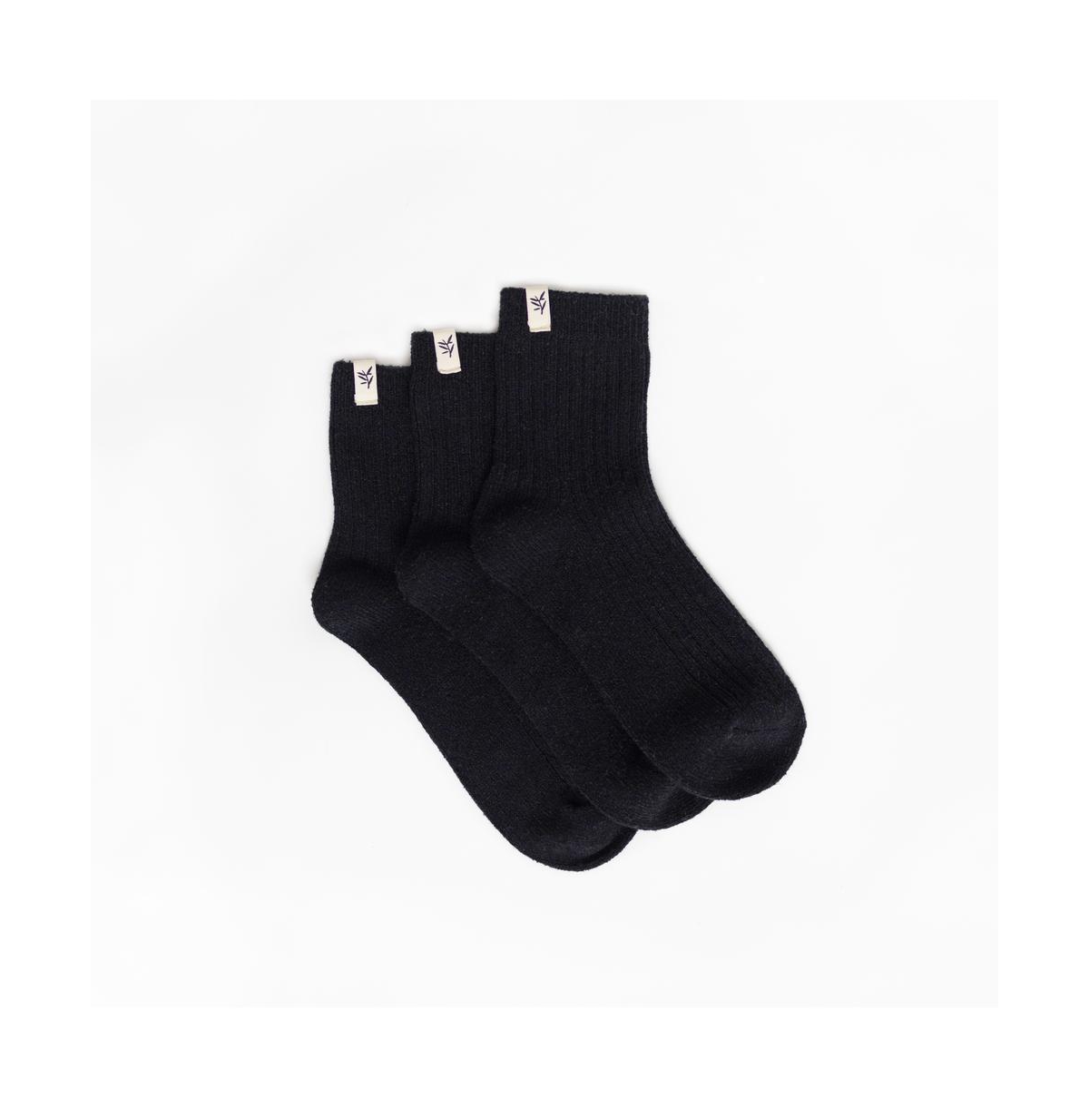 Modern Crew Cut Socks for Women - Almond