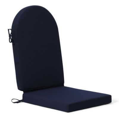 Outdoor Patio Shell-back Adirondack Dining Chair All Weather